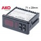Controler electronic / termostat digital 230Vac 2 relee 1 sonda NTC/PTC/Pt100/TC(J,K)/mA AKO-D14726 #379927